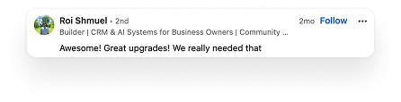 Community reaction to Partners Hub, comment 8 of 9
