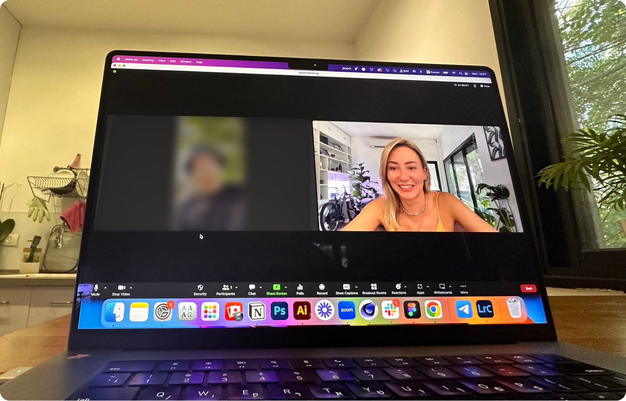 Remote interview with a Base44 partner